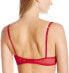 Фото #2 товара OnGossamer 168511 Womens Mesh Twilight Demi T-Shirt Bra Garnet Size 34D