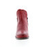 Фото #5 товара Miz Mooz Jet Womens Red Leather Zipper Ankle & Booties Boots