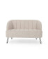 Lupine Modern Loveseat with Hairpin Legs