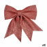 Фото #1 товара Новогоднее украшение Бант 20,5 x 3 x 25,5 cm Розовый полистирол (12 штук)