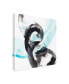 Фото #2 товара Ethan Harper Aqua Spiral II Canvas Art - 36.5" x 48"