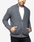 ფოტო #3 პროდუქტის Men's Full-Zip High Neck Sweater Jacket