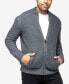 Фото #9 товара Men's Full-Zip High Neck Sweater Jacket