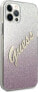 Фото #4 товара Guess Etui Guess GUHCP12MPCUGLSPI Apple iPhone 12/12 Pro różowy/pink hardcase Glitter Gradient Script