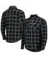 Фото #3 товара Men's Black Kansas City Chiefs Industry Flannel Button-Up Shirt Jacket