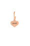 Romantic bronze single earrings 2in1 Brilliant LJ1656