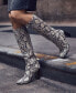 Фото #3 товара Women's Justin Block-Heel Tall Knee High Boots