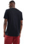 Фото #2 товара Hollister coastal tech embroidered logo relaxed fit t-shirt in black