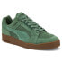 Puma Slipstream Gum Logo Lace Up Mens Green Sneakers Casual Shoes 38734101