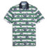 Puma Garden Pique Golf Striped Short Sleeve Polo Shirt Mens Size XL Casual 6244