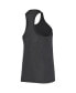 Фото #2 товара Women's Anthracite LSU Tigers Arch and Logo Classic Performance Tank Top