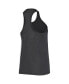 Women's Anthracite LSU Tigers Arch and Logo Classic Performance Tank Top