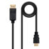 Фото #1 товара Адаптер для DisplayPort на HDMI NANOCABLE 10.15.430 Чёрный