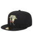 ფოტო #1 პროდუქტის Men's Black SpongeBob SquarePants 59FIFTY Fitted Hat