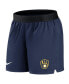 Фото #3 товара Women's Navy Milwaukee Brewers Authentic Collection Team Performance Shorts