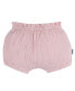 Baby Girls Baby Gauze Bubble Shorts, 3-Pack