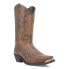 Фото #2 товара Laredo Jameson Embroidered Snip Toe Cowboy Mens Brown Casual Boots 68549