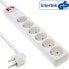 Фото #2 товара Удлинитель InLine Socket strip CEE 7/3 - 6-way - overvoltage protection - switch - white