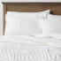 Фото #1 товара Full/Queen Seersucker Comforter & Sham Set White - Threshold