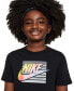 ფოტო #3 პროდუქტის Big Kids Sportswear Cotton Logo Graphic T-Shirt