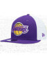 Фото #2 товара Men's Purple Los Angeles Lakers Pop Panels 9FIFTY Snapback Hat