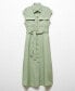 ფოტო #19 პროდუქტის Women's 100% Linen Shirty Dress