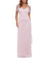 Petite Embellished Chiffon Gown