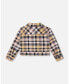 ფოტო #5 პროდუქტის Girl Milano Blazer Jacket Pink Stylish Plaid - Toddler|Child