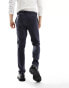 Фото #2 товара Bolongaro Trevor wedding plain skinny suit trousers in navy