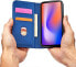 Hurtel Magnet Card Case etui do iPhone 12 Pro pokrowiec portfel na karty kartę podstawka niebieski