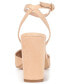 ფოტო #3 პროდუქტის Women's Tyyra Ankle Strap Pointed Toe Block Heel Pumps