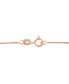 Ruby Infinity 18" Pendant Necklace (3/8 ct. t.w.) in 14k Rose Gold