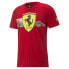 Фото #1 товара Puma Sf Shield Graphic Crew Neck Short Sleeve T-Shirt Mens Red Casual Tops 53585