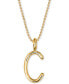 Sarah Chloe andi Initial Pendant Necklace in 14k Gold-Plate Over Sterling Silver, 18"