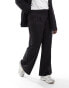 Фото #1 товара COLLUSION Plus relaxed wide leg tailored trousers co-ord in black