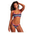Фото #1 товара SUPERDRY Vintage Striped Bikini Top