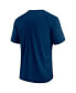 ფოტო #4 პროდუქტის Men's Navy Chicago Bears Hail Mary Raglan T-shirt
