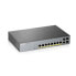 Фото #1 товара ZyXEL GS1350-12HP-EU0101F - Managed - L2 - Gigabit Ethernet (10/100/1000) - Power over Ethernet (PoE) - Rack mounting