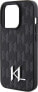 Фото #6 товара Karl Lagerfeld Etui Karl Lagerfeld Leather Monogram Hot Stamp Metal Logo na iPhone 15 Pro Max - czarne