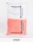 Фото #2 товара Revolution Hair 2pk Microfibre Hair Towel Wrap White/Coral