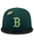 ფოტო #4 პროდუქტის Men's Green/Black Boston Red Sox Sour Apple Big League Chew Flavor Pack 9FIFTY Snapback Hat