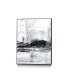 20" x 16" Winter Lightning II Art Block Framed Canvas