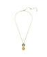 ფოტო #2 პროდუქტის Crystal Swarovski Imitation Pearl, Shell, White, Gold-Tone Idyllia Pendant Necklace