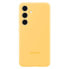 Фото #1 товара Oryginalne etui silikonowe pokrowiec do Samsung Galaxy S24 Silicone Case żółte