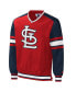 ფოტო #3 პროდუქტის Men's Red St. Louis Cardinals Yardline V-Neck Pullover Windbreaker