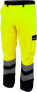 Фото #1 товара Рабочие защитные отражающие брюки Dedra, размер S, желтый