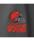 ფოტო #3 პროდუქტის Men's Charcoal Cleveland Browns Circle Archer Softshell Full-Zip Vest