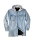 ფოტო #1 პროდუქტის Big & Tall by KingSize Removable Hood Shirt Jacket