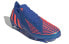 Фото #4 товара Футбольные кроссовки Adidas Predator Edge.1 Low FG 男女同款 Легкие и прочные Голубые с оранжевым
