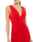 ფოტო #2 პროდუქტის Women's Ieena Pleated Wrapping Sleeveless Jersey Gown